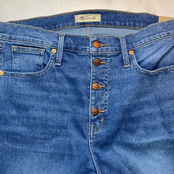 NWT Madewell High-Rise Skinny Jeans Button-Front - Picture 4 of 8